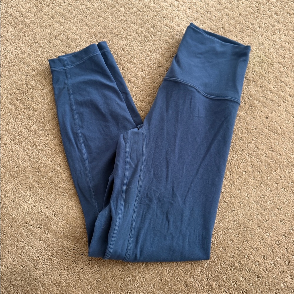 lululemon athletica No Show Align Blue Leggings 25”
